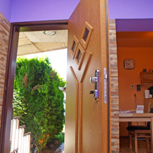 ADLO - Thermo-Au�enraumt�r Kasim, verglast PS502, Rekonstruktion eines Einfamilienhauses