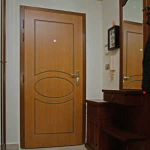 ADLO - Sicherheitst�r Zenex, T�rendesign profiliert F-153, T�roberfl�che Furnier EICHE, Holzdekor T�rzarge Rustica