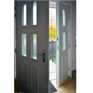 ADLO � Sicherheitst�r TEDUO, zweifl�gelig Termo Exteri�r, gepanzertes Dreifachglas P351, H�he 220 cm