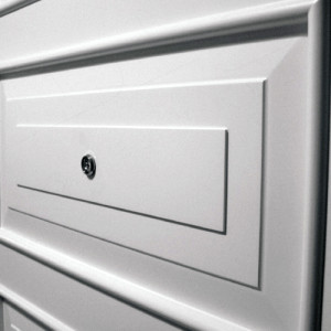 ADLO - Sicherheitst�r ARDEN, atypische Kassettenausf�hrung, Oberfl�che weiss, Detail