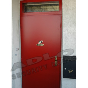 ADLO - Sicherheitst�r ADUO, mit dem Oberlicht, ins Exterieur