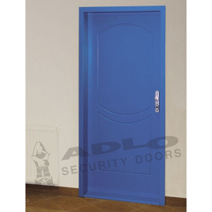 ADLO - Sicherheitst�r TEJEN M4, Profilausf�hrung Color F151, blau