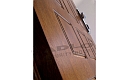 ADLO - Sicherheitstür TEDUO, Profilausführung Masív F321, Detail
