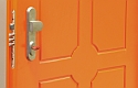ADLO - Sicherheitstür ADUO, profiliert F154,  Color RAL 2007, Woh­nungs­­eingang