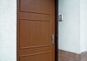 ADLO - Thermo-Sicherheitstür TEDUO, Leistenausführung LB 200, Oberfläche Geta 656, Beschlag Chrom Satin