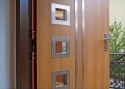 ADLO - Thermo-Sicherheitstür ADUO, verglast P552, Edelstahlleisten, Oberfläche Geta 793