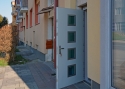ADLO - Thermo-Sicherheitstür ZENEX, Thermo-Dreifachpanzerglas P554, Seiteneingang in einen Verkaufsladen