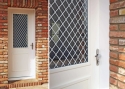 ADLO - Thermo-Außenraumtür TEDUO, verglast PS101, 90/220, Thermo Dreifachglas + inneres Gitter