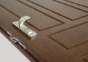 ADLO – Sicherheitstür TEDUO, Oberfläche Furnier Eiche M113, profiliertes Design, Form F 320