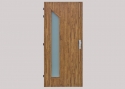Verglast, PS 371, Glas Matelux, LOG-730, Oberfläche G-730, Oberfläche der Bänder RAL8017, THERMO