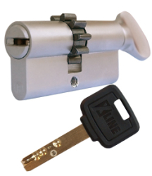 Resist XLINE Biometriezylinder, Stange, 75mm/30xM45, 5 Schlssel - ohne Motor