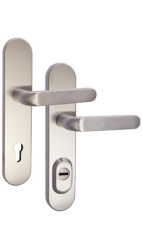 Schutzbeschlag Rostex RX4-50 RC3, Rund, Edelstahl matt, Massiv, Drcker - Drcker