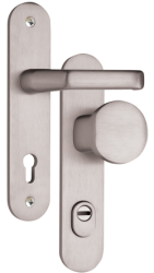 Schutzbeschlag TUONO F9 Nickel, Rund, Griff - Griff