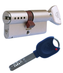 RB Locxis ADLO Sicherheitseinsatz, Daumen, 81mm/50xT31 oliv, 5 Schlssel.