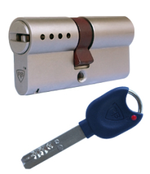 Sicherheitszylinder RB Locxis ADLO biometrischer Zylinder, Daumen, 90mm/40xM50, 5 Schlssel - ohne Motor