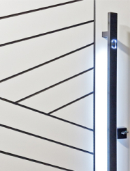 Resist vertikaler Haltegriff, Mattschwarz  Quadratisch H-1200L, LED-Hintergrundbeleuchtung, Berhrungssensor (Tlle erforderlich)
